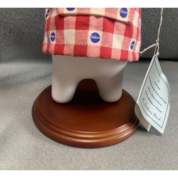 Danbury Mint Pillsbury Doughboy Porcelain Collector Doll with Chef Hat & Apron - Picture 7 of 13